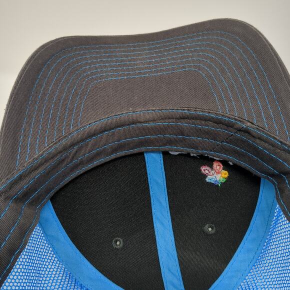 Color Splash Snapback Trucker Hat Multi One Size Mesh Back Paramount Apparel - Picture 8 of 10